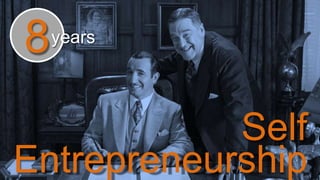 8years
Entrepreneurship
Self
 