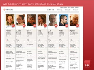 web typography: ji yhealth dashboard by juhan sonin
 