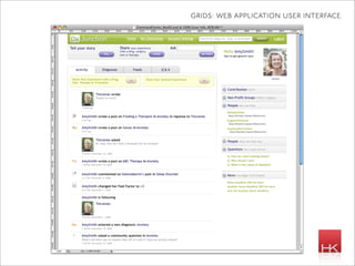 grids: web application user interface
 