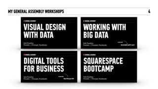 VISUAL DESIGN WITH DATA
WHAT’S GOOD
(DATA) DESIGN?
4
 