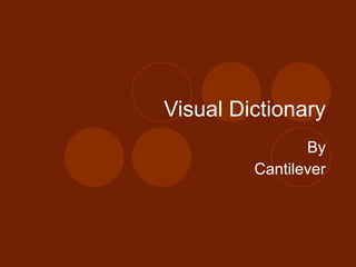 Visual Dictionary By Cantilever 