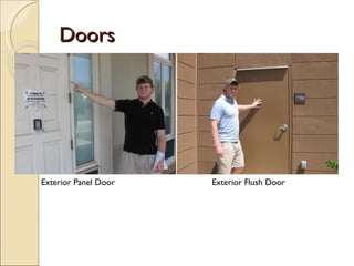 Doors Exterior Panel Door Exterior Flush Door 