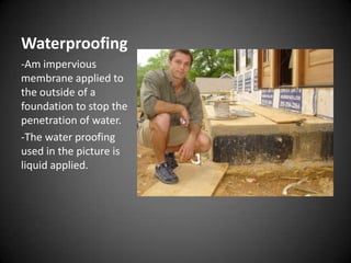 visual dictionary- cavitywall