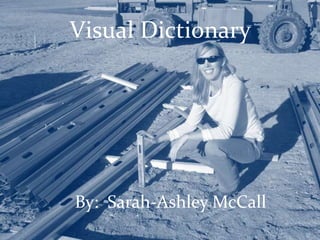 Visual Dictionary




By: Sarah-Ashley McCall
 