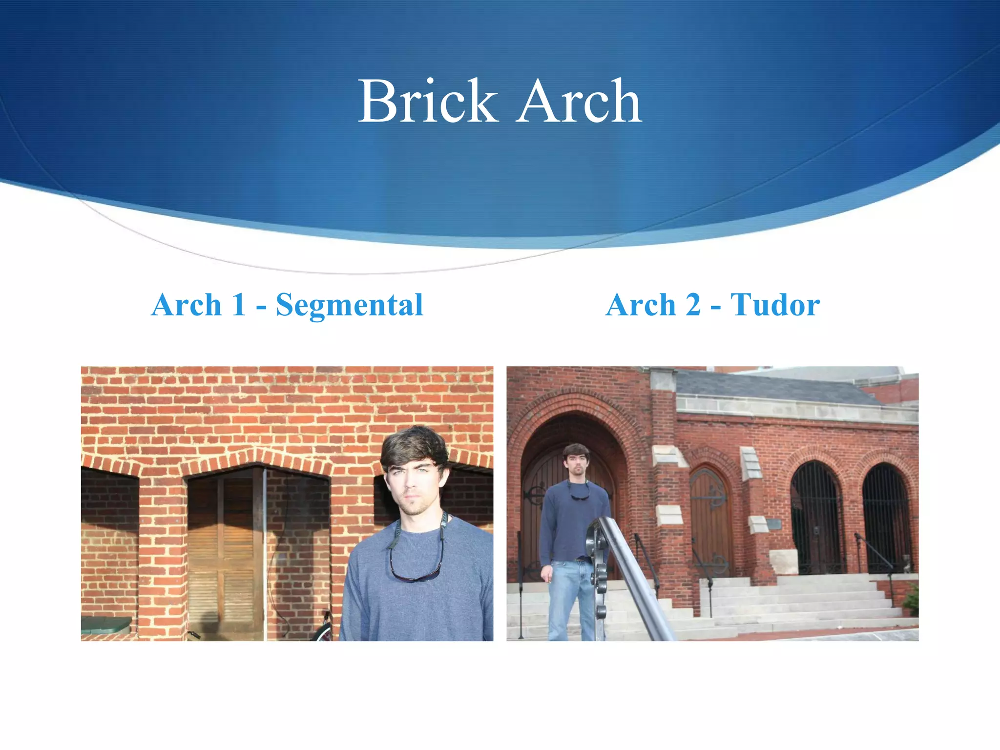 Brick Arch Arch 1 - Segmental Arch 2 - Tudor 