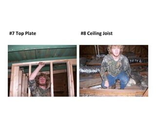 #7 Top Plate #8 Ceiling Joist 