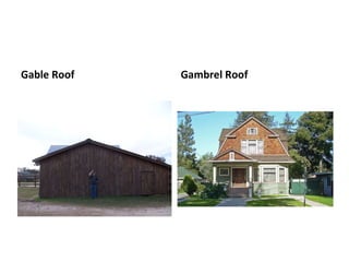 Gable Roof Gambrel Roof 