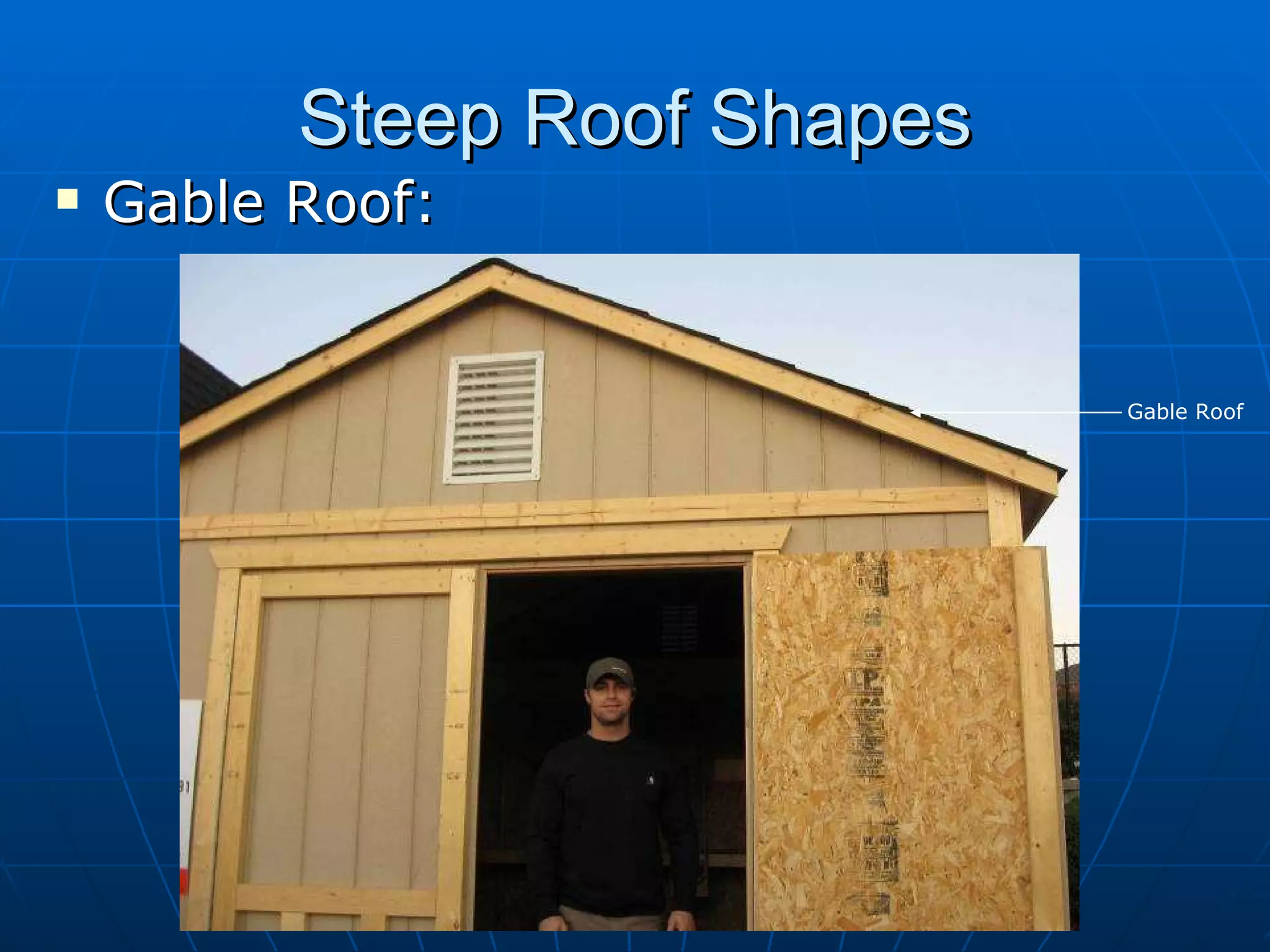 Steep Roof Shapes Gable Roof: Gable Roof 