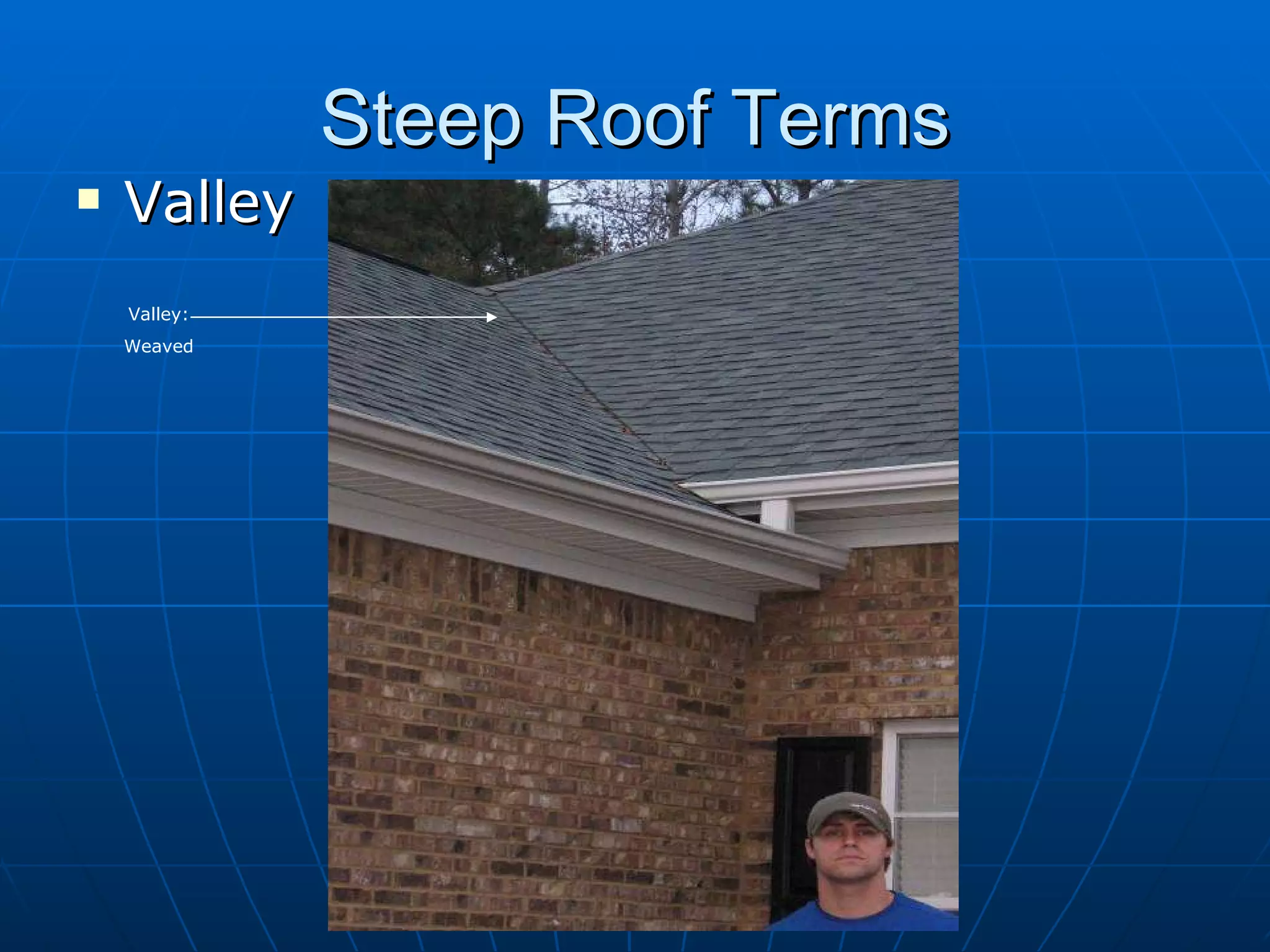 Steep Roof Terms Valley Valley: Weaved 