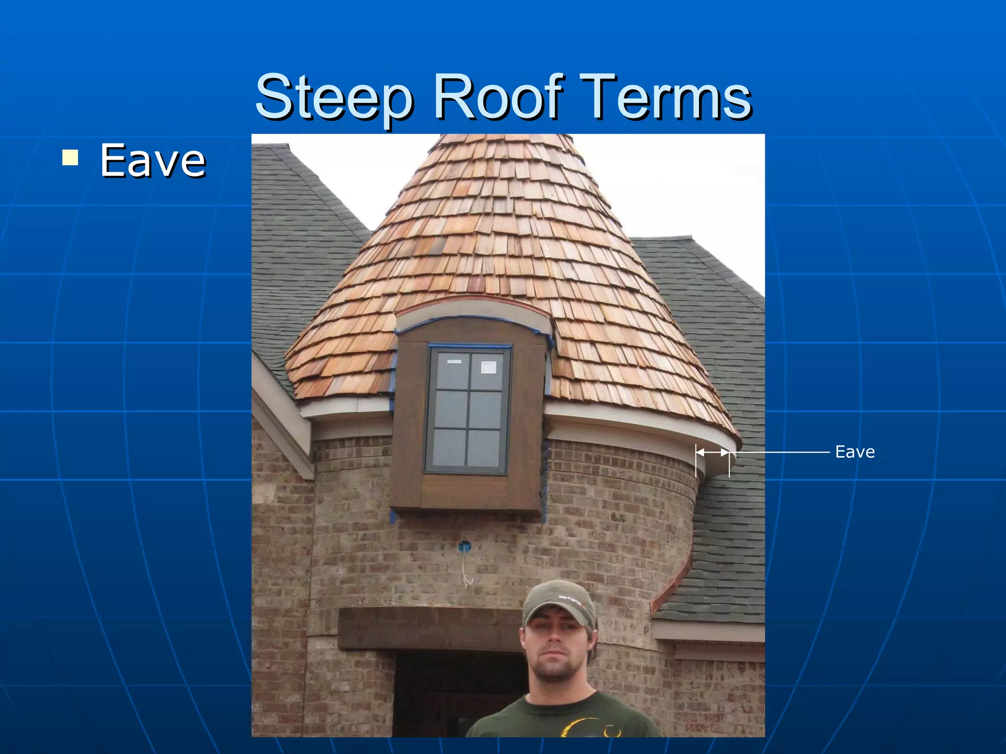 Steep Roof Terms Eave Eave 