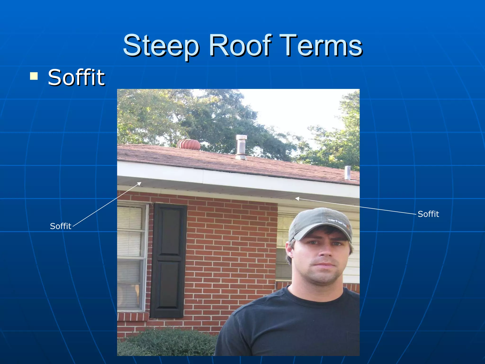 Steep Roof Terms Soffit Soffit Soffit 