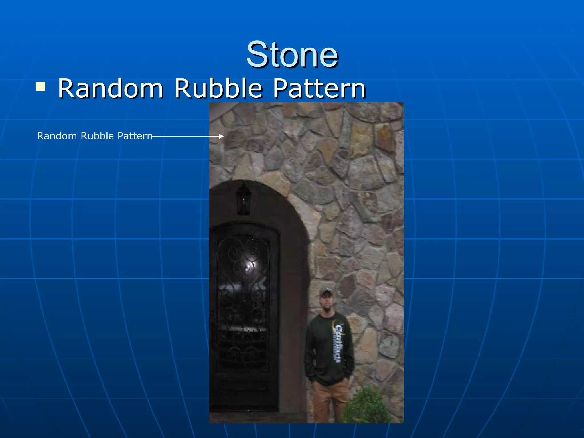 Stone Random Rubble Pattern Random Rubble Pattern 