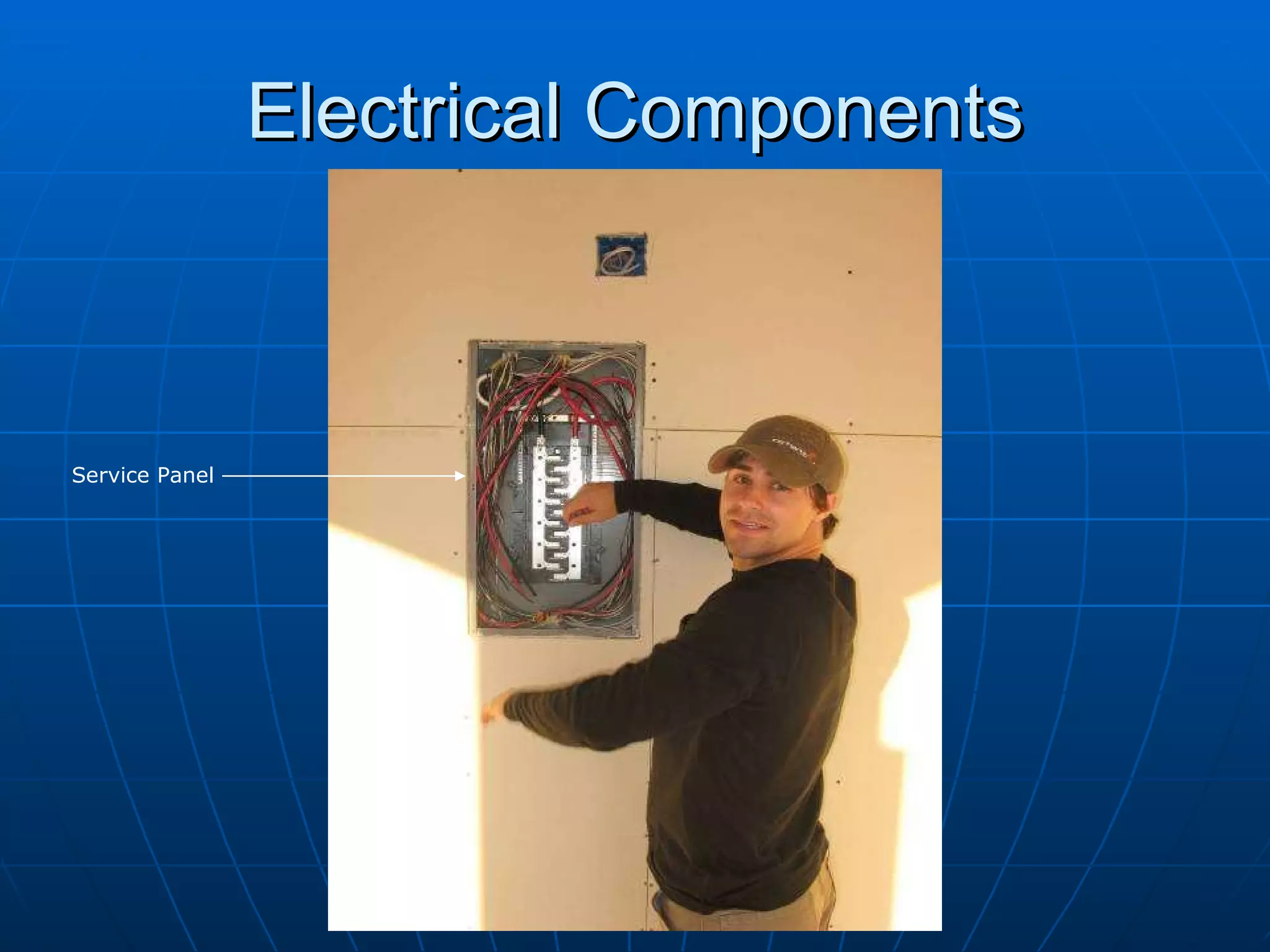 Electrical Components Service Panel 