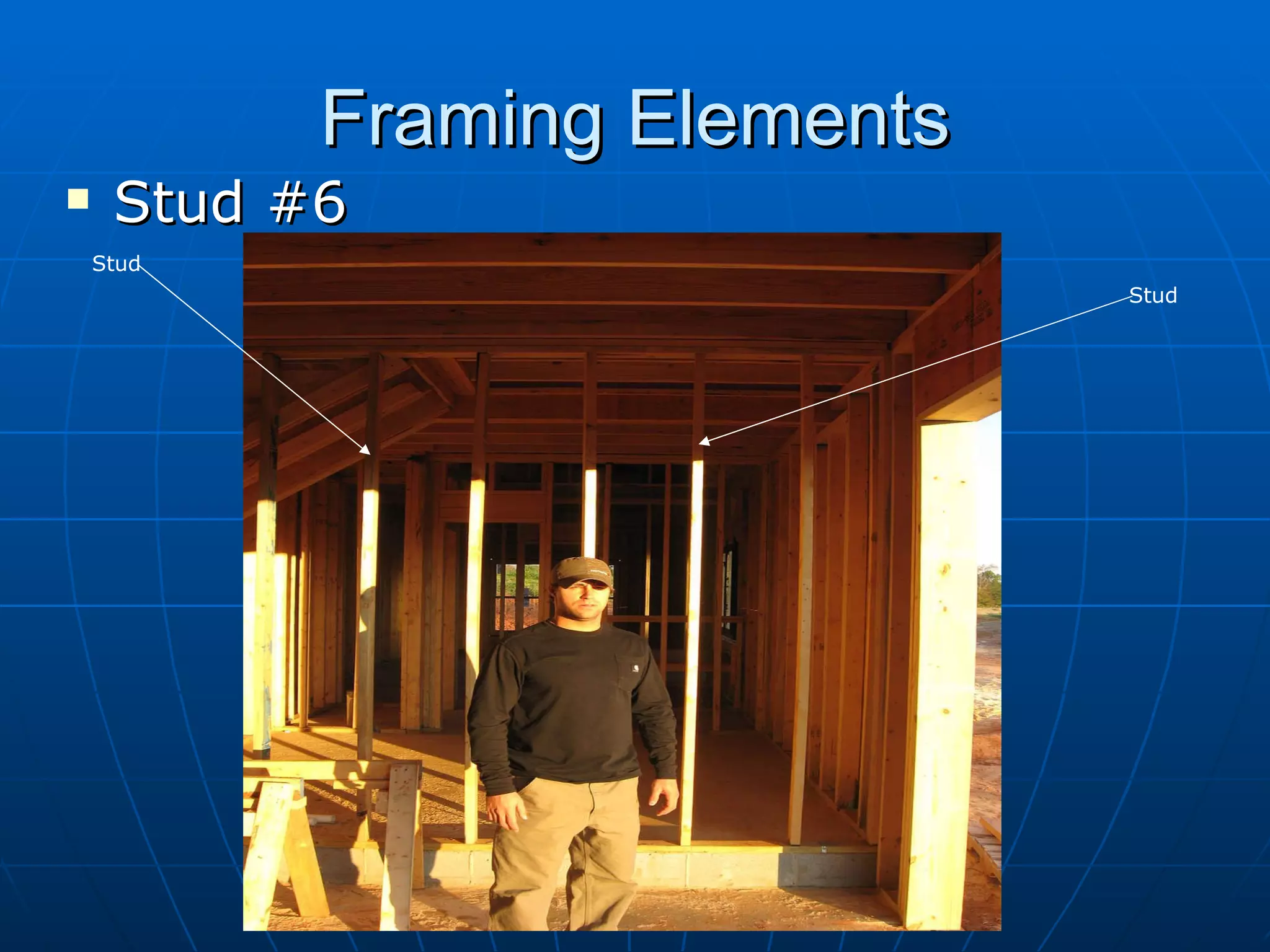 Framing Elements Stud #6 Stud Stud 