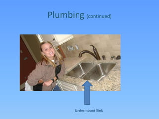Plumbing (continued)Undermount Sink