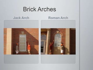 Brick ArchesJack ArchRoman Arch