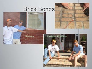 Brick BondsStretcher RowlocksRowlocks