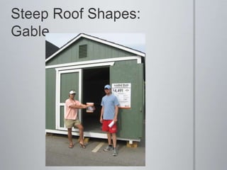 Steep Roof Shapes: Gable