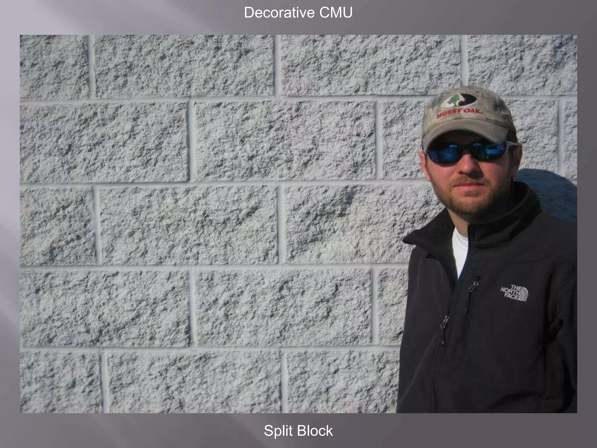 Decorative CMUSplit Block