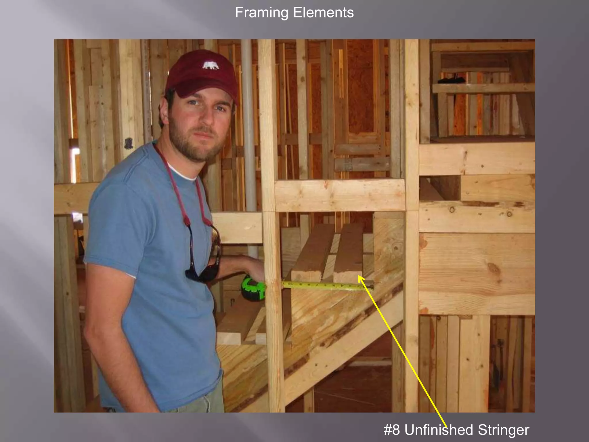 Framing Elements#8 Unfinished Stringer