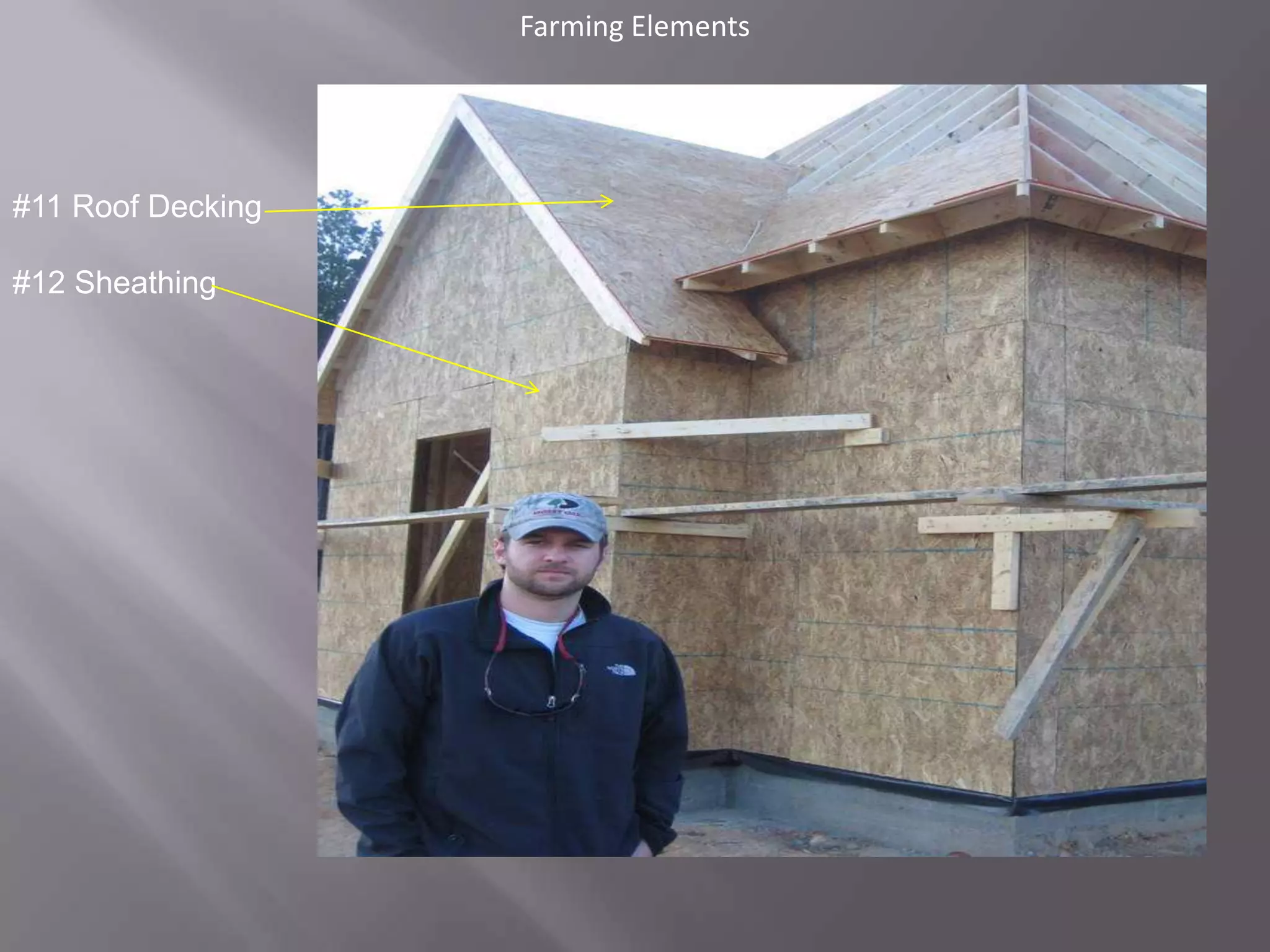 Farming Elements#11 Roof Decking#12 Sheathing
