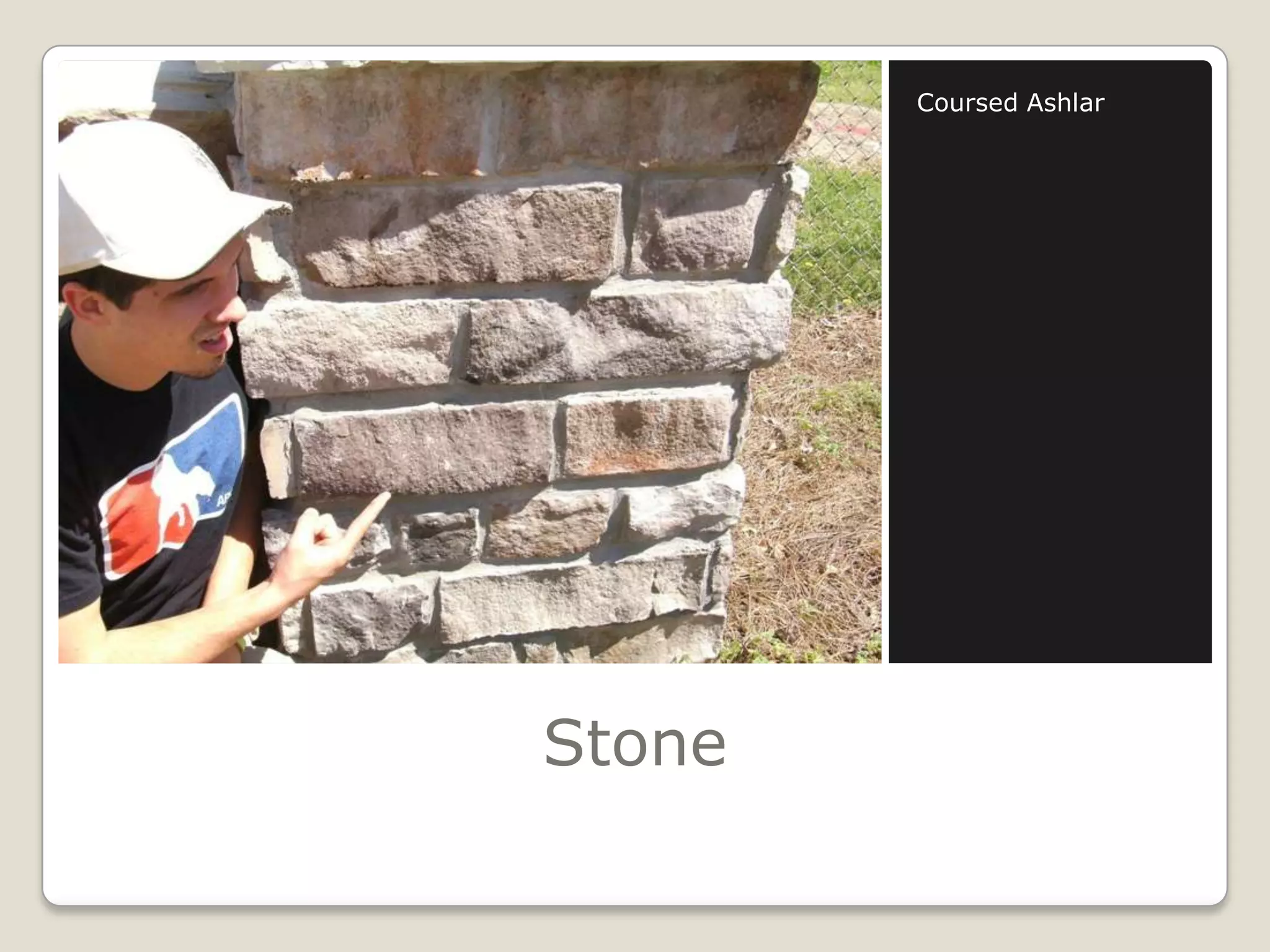StoneCoursed Ashlar