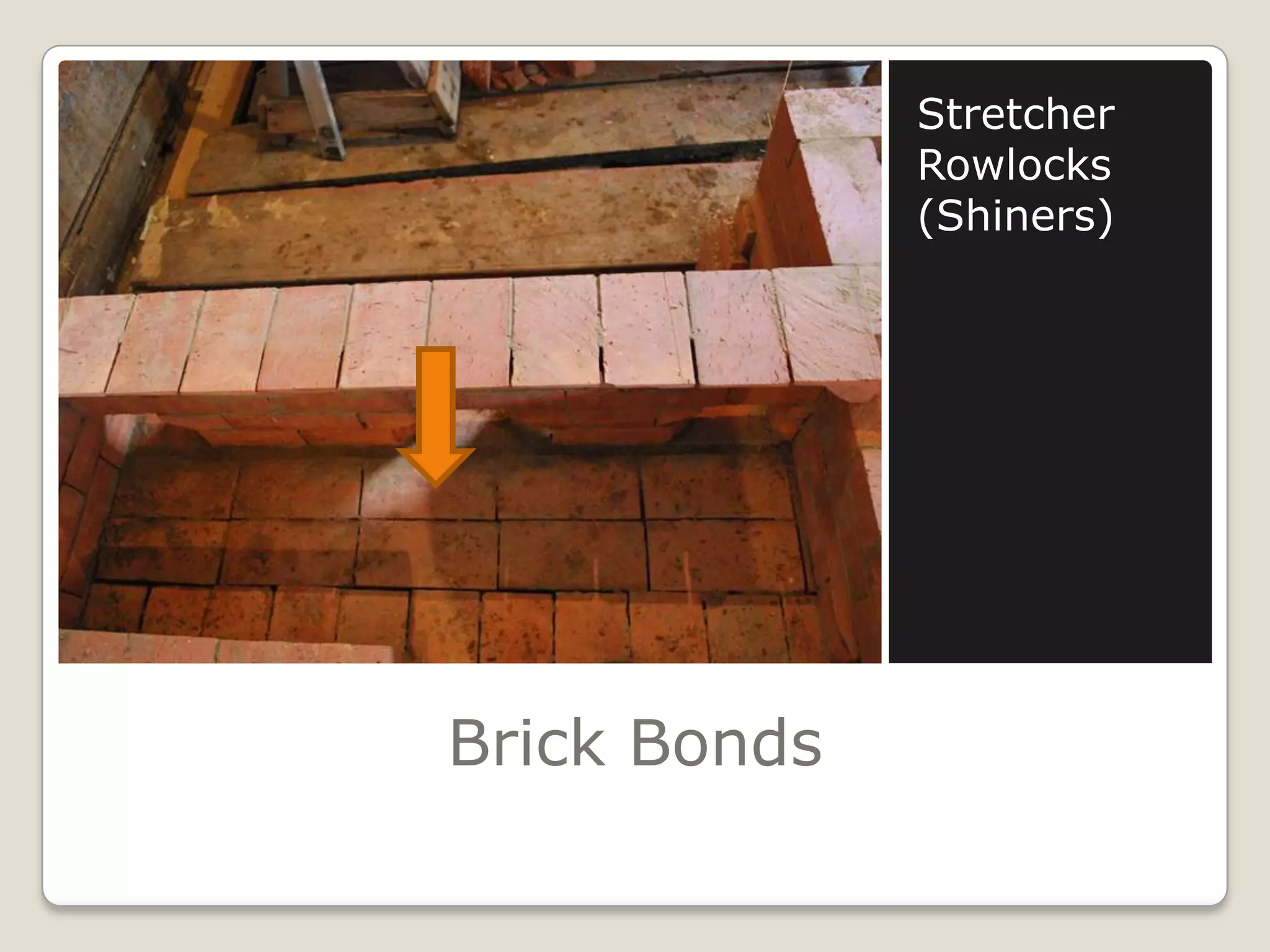 Brick BondsStretcher Rowlocks (Shiners)