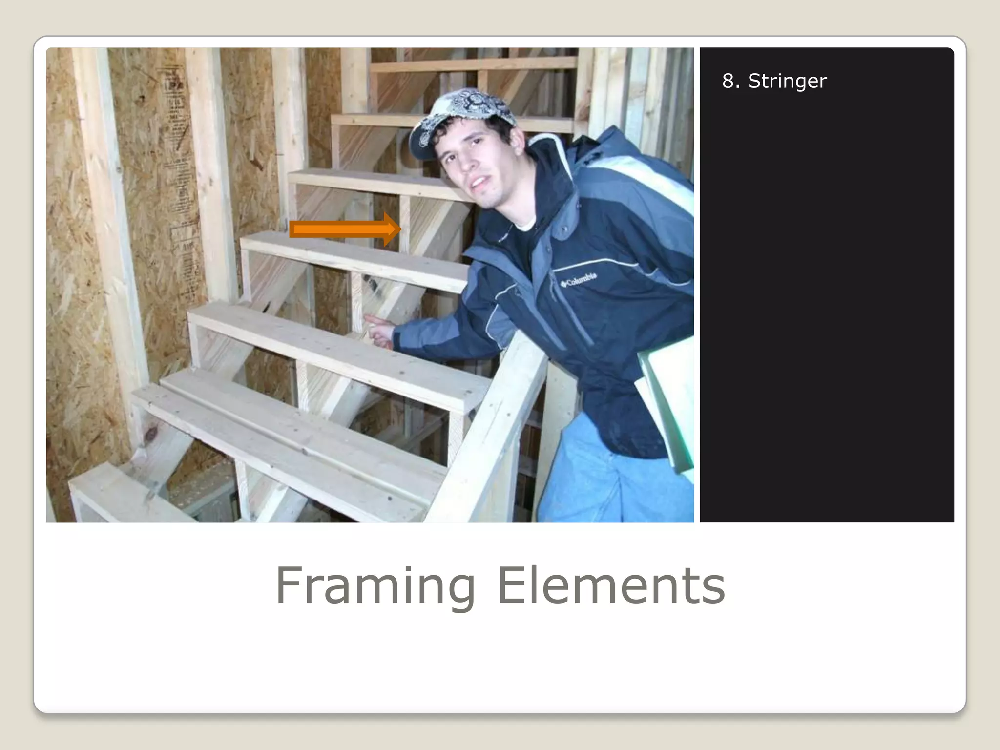 Framing Elements8. Stringer