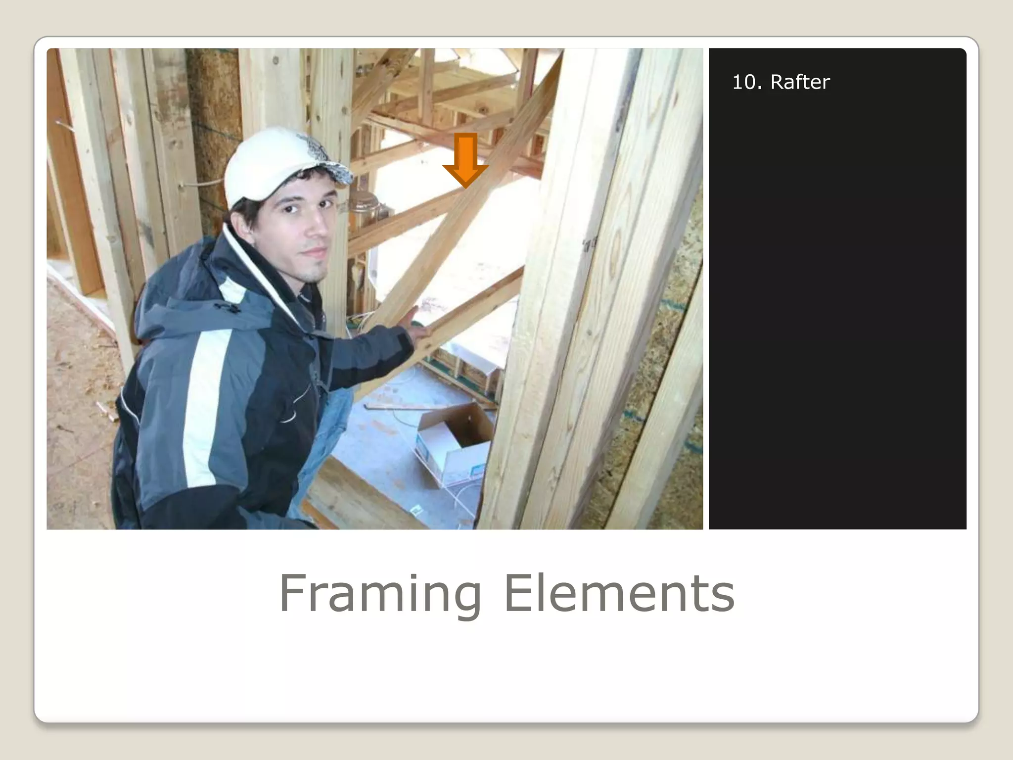 Framing Elements10. Rafter