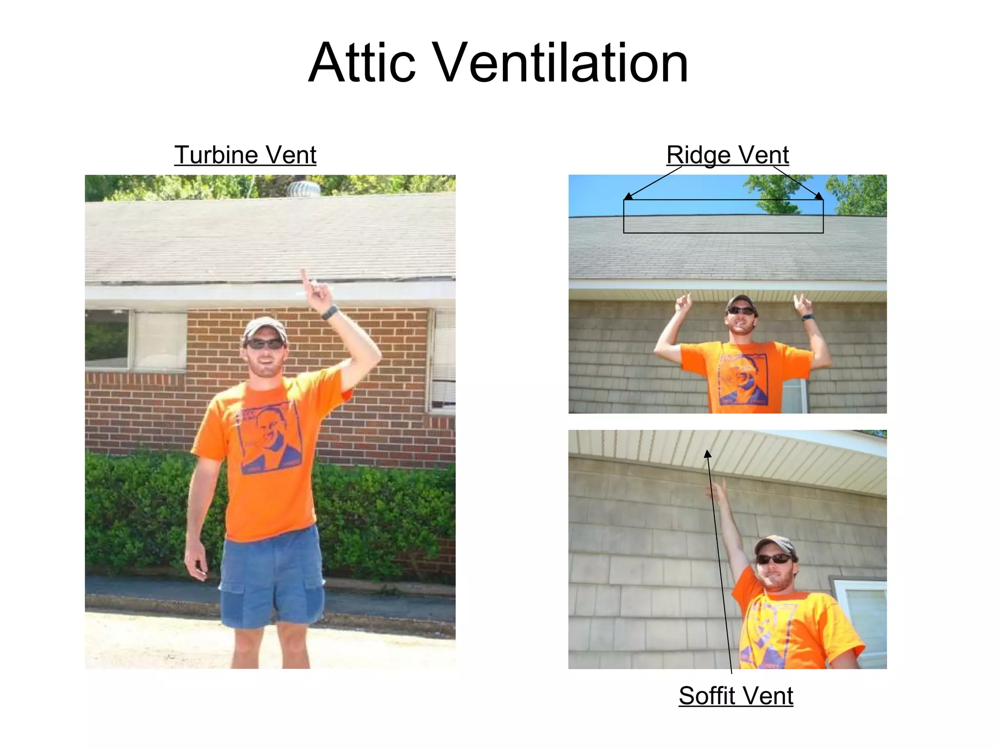 Attic Ventilation Turbine Vent Ridge Vent Soffit Vent 