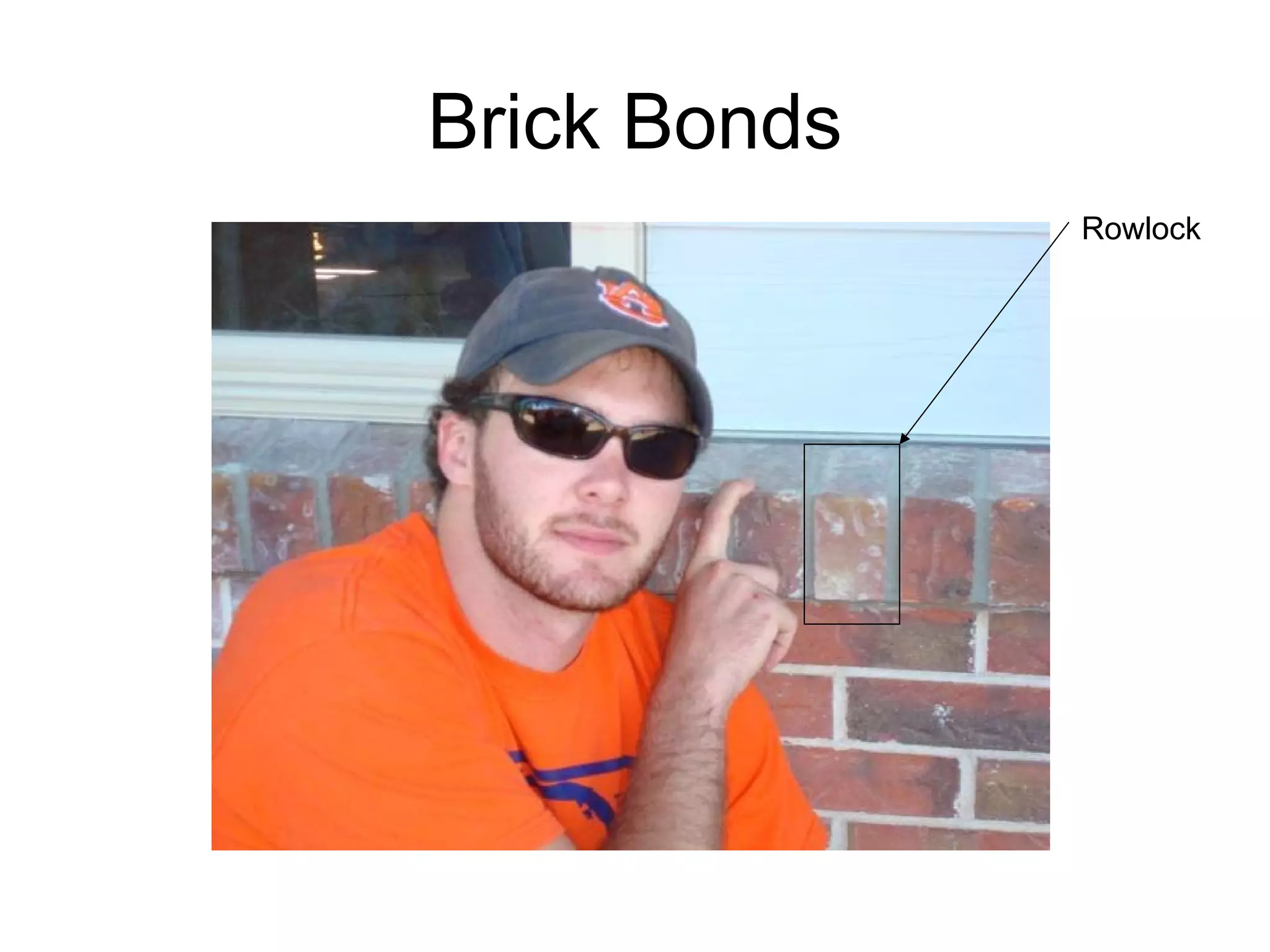 Brick Bonds Rowlock 