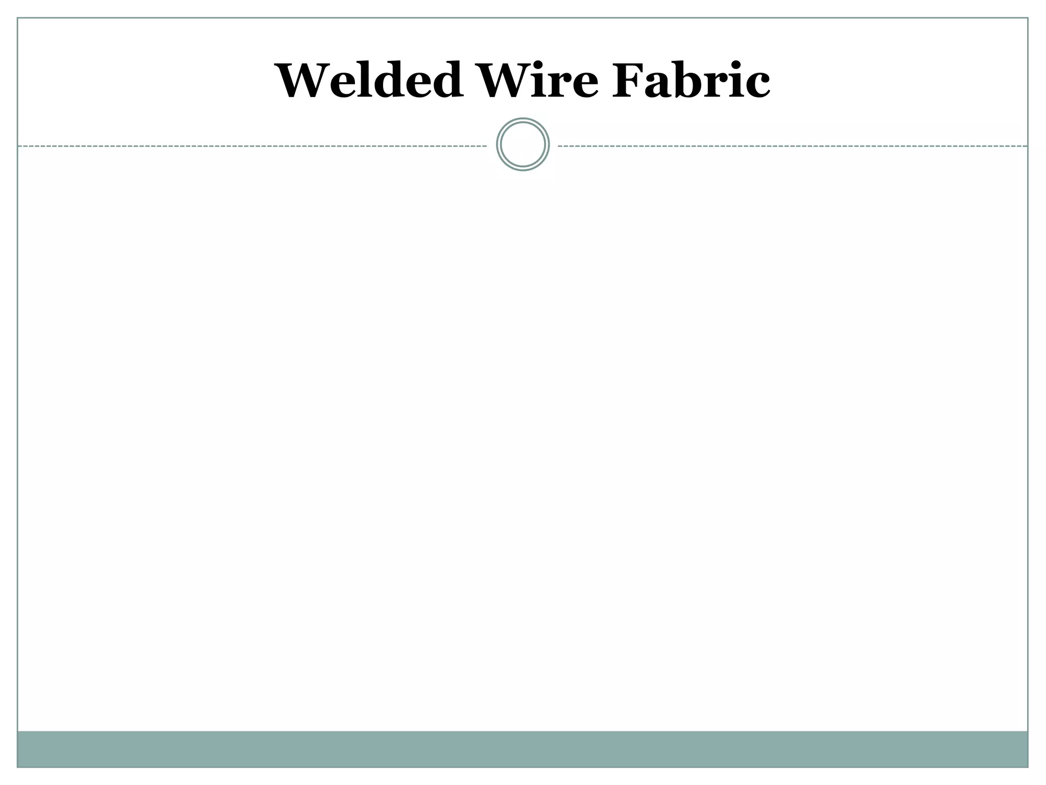 Welded Wire Fabric