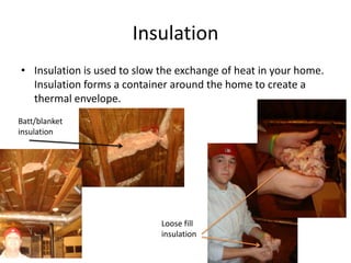Heat PumpAn advantage of heat pumps is that they can rapidly heat and cool a house.  A disadvantage of heat pumps is that they are noisy, especially the compressor unit.The air handling unit takes the air from the compressor and sends it all throughout the house using the air ducts.The compressor is taking air from outside and transferring it into the home.  The air moves across coils that either heat it or cool it.  