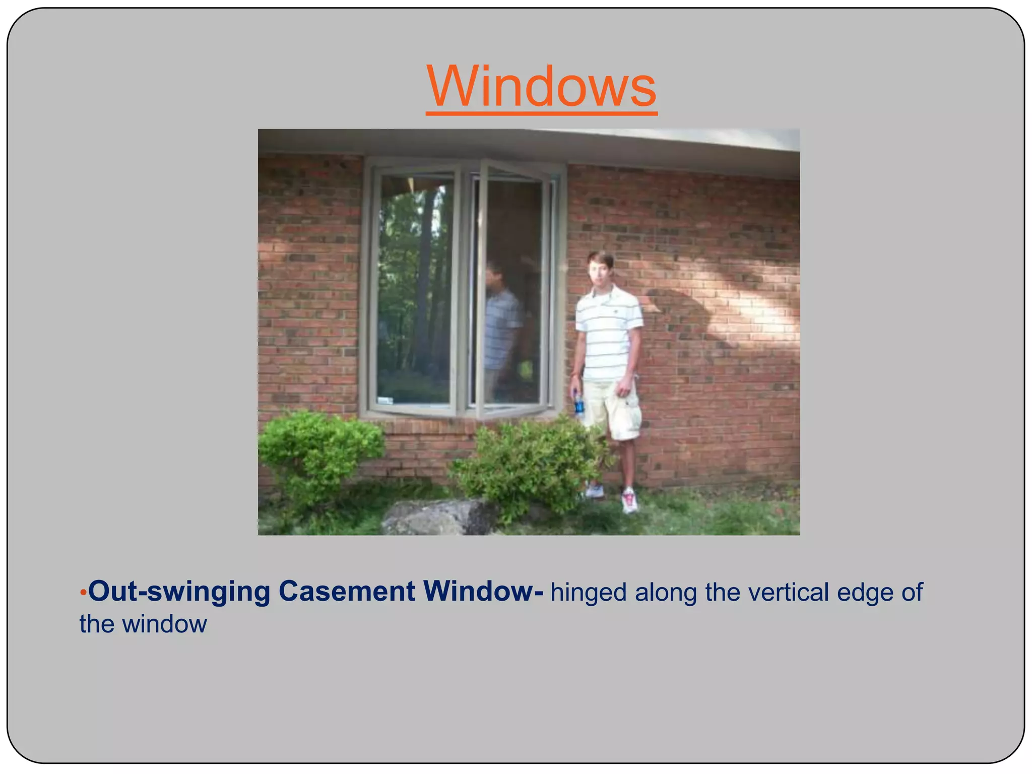  Fully AdheredWeep HoleA small opening with the purpose of permitting the drainage of water that accumulates inside a building assembly. Welded Wire Fabric Laid inside form work prior to pouring concrete to provide better support for the concrete. Helps prevent cracking and separating during periods of freezing and thawing.