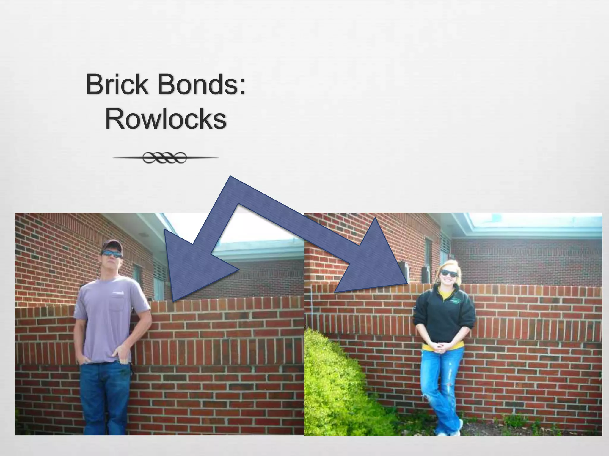 Brick Bonds: Rowlocks
