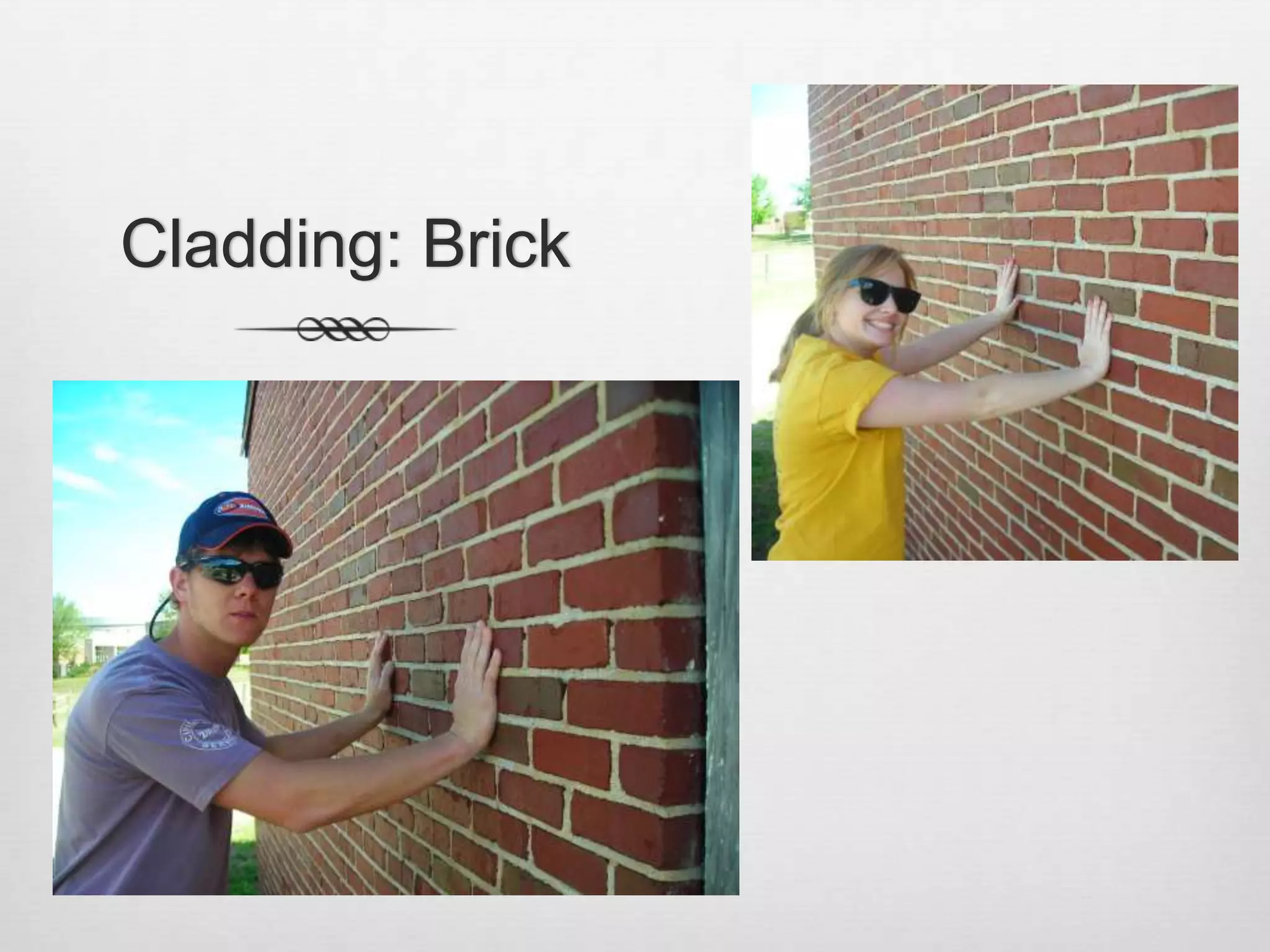 Cladding: Brick