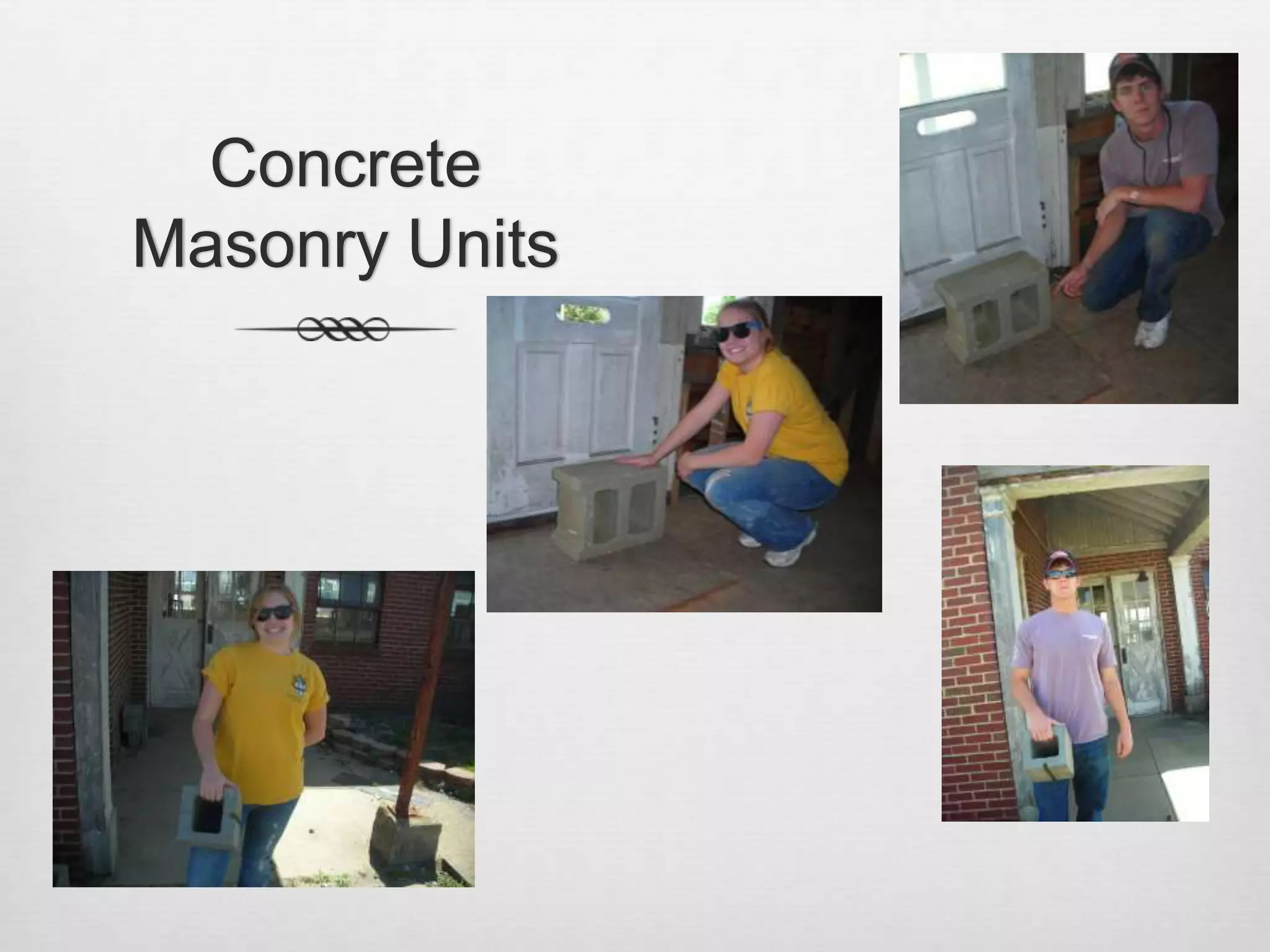 Concrete Masonry Units