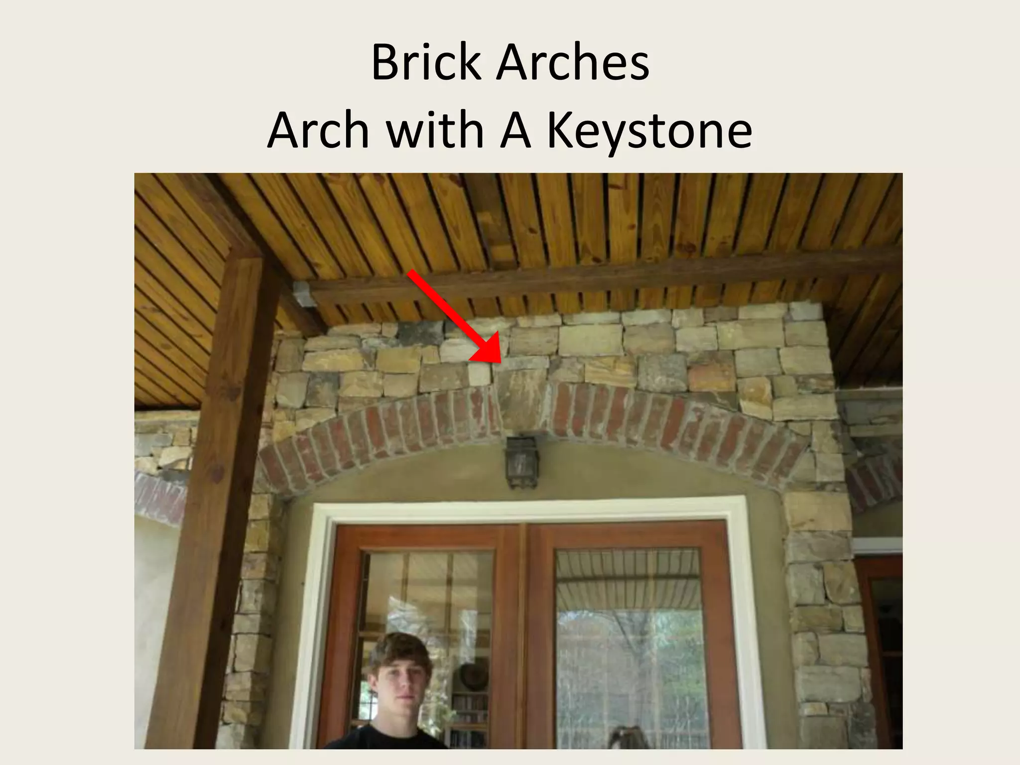 Brick ArchesArch with A Keystone