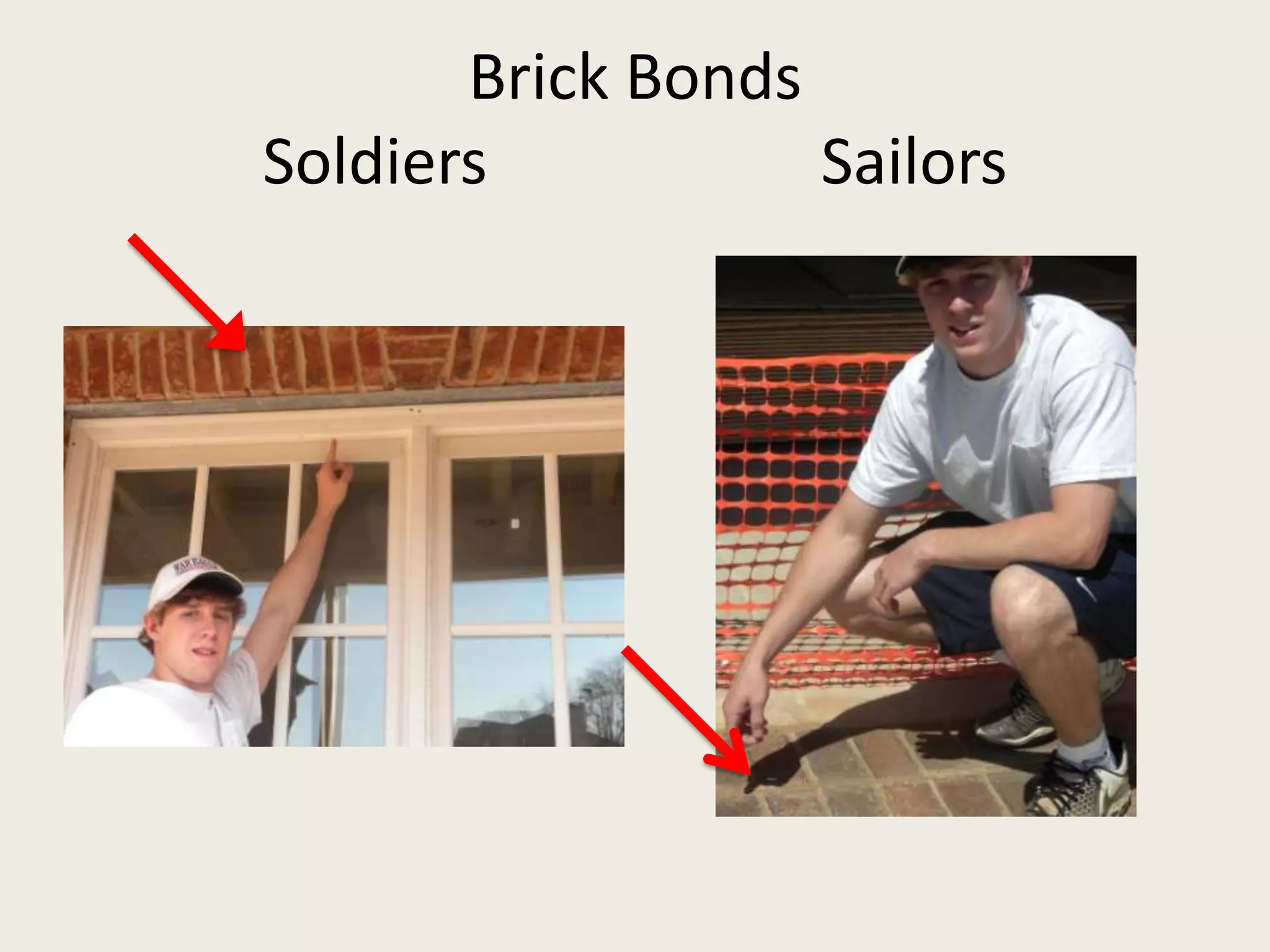 Brick BondsSoldiers                     Sailors