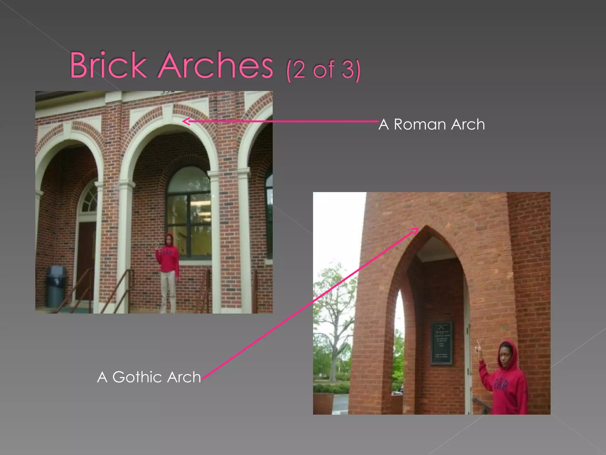 A Roman Arch A Gothic Arch 