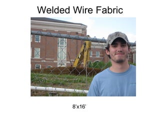 Welded Wire Fabric 8’x16’ 