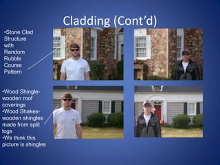 EIFS Clad StructureCladding (Cont’d)Stone Clad Structure with Random Rubble Course Pattern