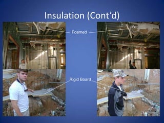 Heat PumpAdvantage: can change conditions rapidly and also control humidityDisadvantage: they are noisy and difficult to zoneCompressor/Condenser- the exterior unit of heat pump. A fan pulls air across a line of refrigerant and changes temperature. This adds heat for the winter and is reversed in the summer to let heat outAir Handling Unit- moves and conditions air through duct work. A fan sucks in new and return air and re-circulates it