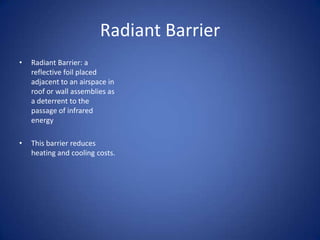 Plumbing (Cont’d)VTR (Vent Through Roof)- Part of drainage system, the vent allows air to flow and noxious gases to escapeSink- Flush mount sink