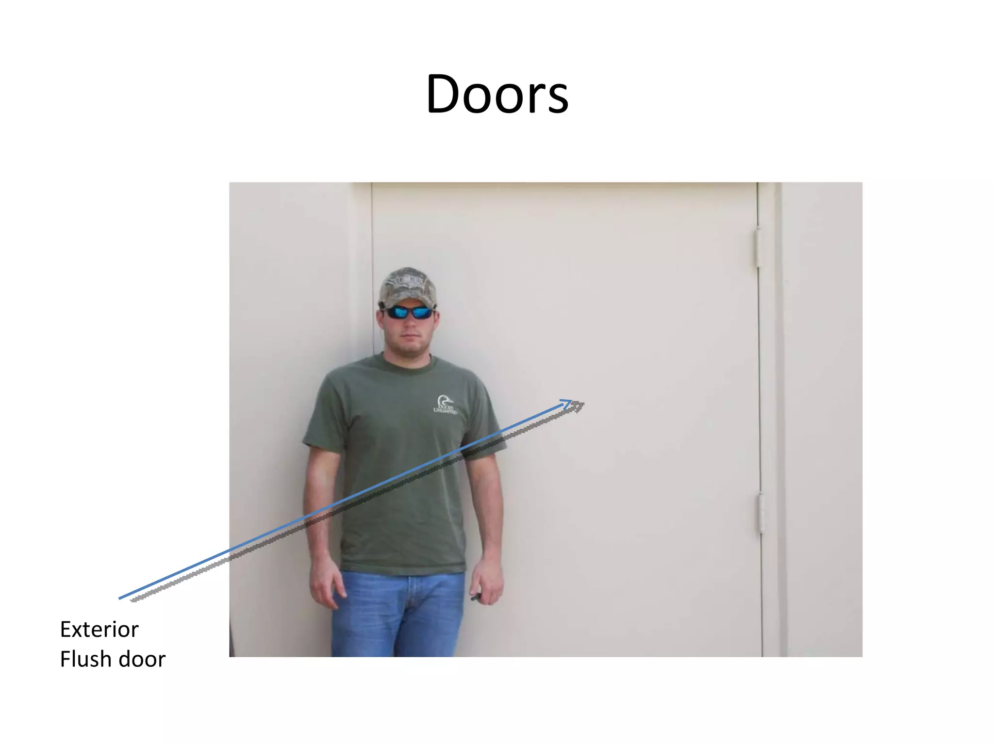 Doors Exterior Flush door 