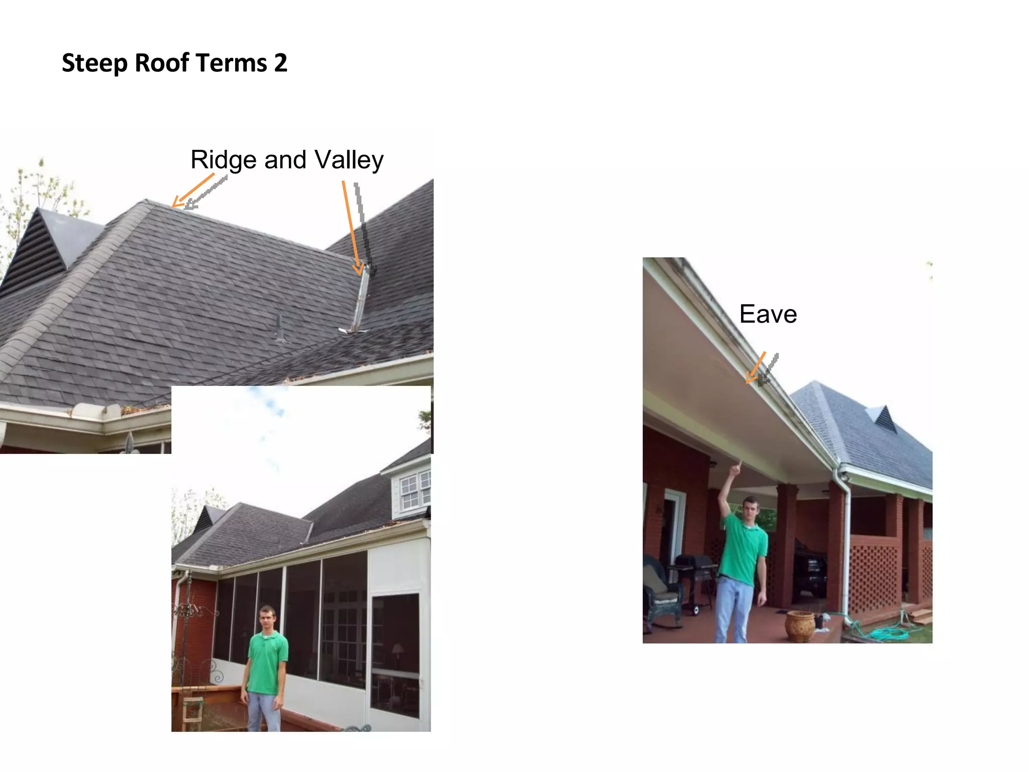 Steep Roof Terms 2 Eave Ridge and Valley 