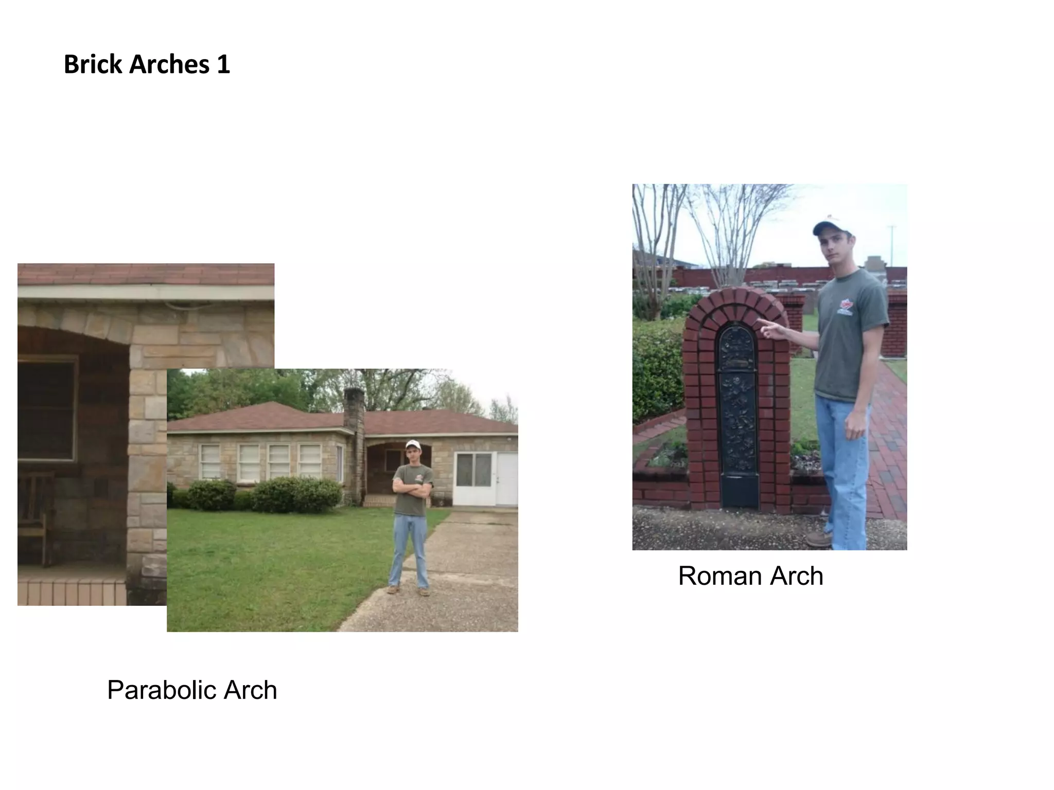 Brick Arches 1 Roman Arch Parabolic Arch 