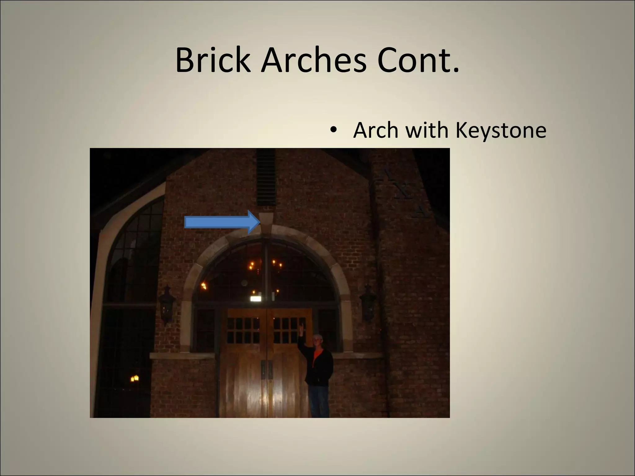 Brick Arches Cont. Arch with Keystone 
