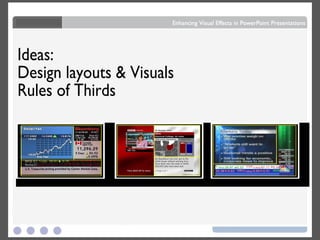Visual effects in power point presentations | PPT