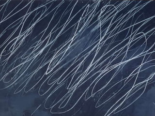 GESTURAL LINELine that conveys the energy of the artist’s hand as it moves across the drawing surface.